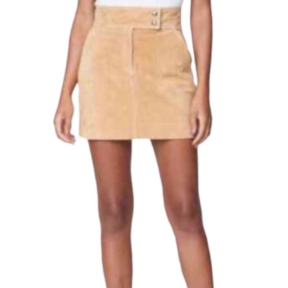 Blank NYC NWT golden hour suede skirt size 30